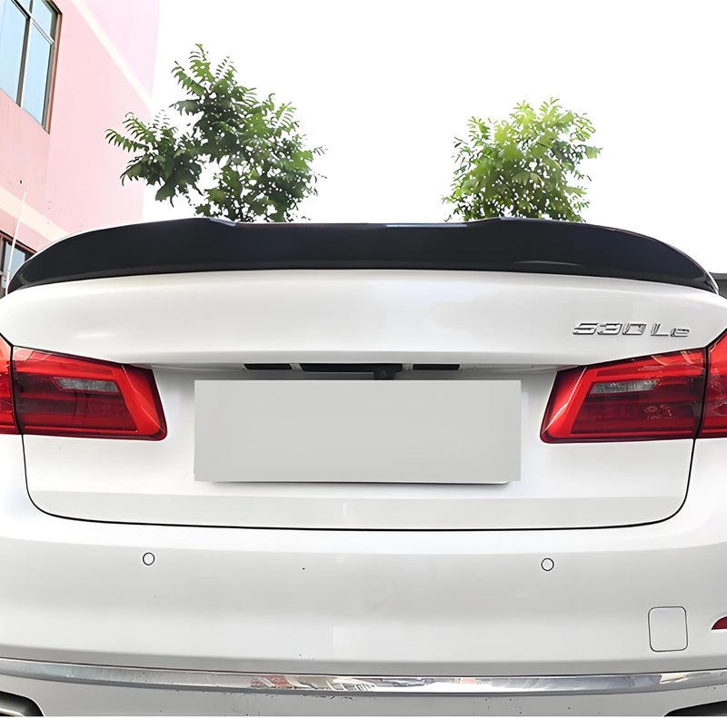 NeespoC Rear Trunk Spoiler Wing ABS Fit for BMW 5 Series G30 2017-2023 F90 M5 530i/ 540i/ 530e/ M550i PSM Style Decklid Lip Exterior Accessories(Glossy Black) - Image 4
